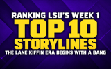 The Bengal Tiger's Shea Dixon ranks the biggest storylines - on and off the field - as LSU Football's Lane Kiffin Era brought daily headlines.